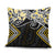 Gold Aotearoa Tukutuku Manawa Tapu Pillow Cover Ta Moko Toi Maori - Polynesian Pride