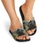 Gold Aotearoa Tukutuku Manawa Tapu Slide Sandals Ta Moko Toi Maori - Polynesian Pride