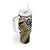 Gold Aotearoa Tukutuku Manawa Tapu Tumbler With Handle Ta Moko Toi Maori