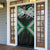 Green Aotearoa Tukutuku Manawa Tapu Door Cover Ta Moko Toi Maori - Polynesian Pride