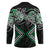 Green Aotearoa Tukutuku Manawa Tapu Hockey Jersey Ta Moko Toi Maori - Polynesian Pride