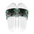 Green Aotearoa Tukutuku Manawa Tapu Slide Sandals Ta Moko Toi Maori - Polynesian Pride