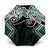 Green Aotearoa Tukutuku Manawa Tapu Umbrella Ta Moko Toi Maori - Polynesian Pride