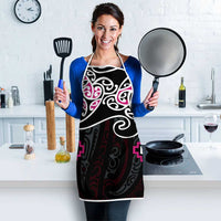 Pink Aotearoa Tukutuku Manawa Tapu Apron Ta Moko Toi Maori - Polynesian Pride