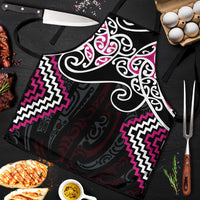 Pink Aotearoa Tukutuku Manawa Tapu Apron Ta Moko Toi Maori - Polynesian Pride