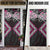 Pink Aotearoa Tukutuku Manawa Tapu Door Cover Ta Moko Toi Maori - Polynesian Pride