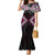 Pink Aotearoa Tukutuku Manawa Tapu Family Matching Mermaid Dress and Hawaiian Shirt Ta Moko Toi Maori