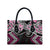 Pink Aotearoa Tukutuku Manawa Tapu Leather Bag Ta Moko Toi Maori - Polynesian Pride