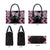 Pink Aotearoa Tukutuku Manawa Tapu Leather Bag Ta Moko Toi Maori - Polynesian Pride