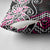 Pink Aotearoa Tukutuku Manawa Tapu Pillow Cover Ta Moko Toi Maori - Polynesian Pride