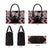 Red Aotearoa Tukutuku Manawa Tapu Leather Bag Ta Moko Toi Maori - Polynesian Pride