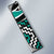 Turquoise Aotearoa Tukutuku Manawa Tapu Auto Sun Shade Ta Moko Toi Maori - Polynesian Pride