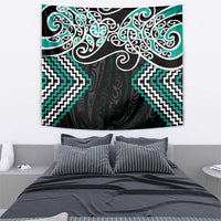 Turquoise Aotearoa Tukutuku Manawa Tapu Tapestry Ta Moko Toi Maori