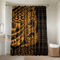Gold Couple Dolphins Maori Polynesian Style Bathroom Set - Polynesian Pride