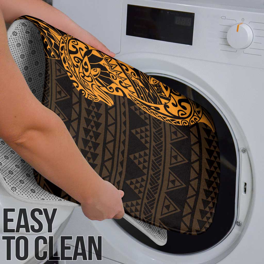 Gold Couple Dolphins Maori Polynesian Style Bathroom Set - Polynesian Pride