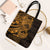 Gold Couple Dolphins Maori Polynesian Style Tote Bag - Polynesian Pride