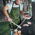 Green Couple Dolphins Maori Polynesian Style Apron - Polynesian Pride