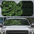 Green Couple Dolphins Maori Polynesian Style Auto Sun Shade - Polynesian Pride