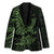 Green Couple Dolphins Maori Polynesian Style Blazer - Polynesian Pride