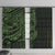 Green Couple Dolphins Maori Polynesian Style Window Curtain