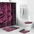 Pink Couple Dolphins Maori Polynesian Style Bathroom Set - Polynesian Pride