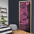 Pink Couple Dolphins Maori Polynesian Style Door Cover - Polynesian Pride