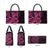 Pink Couple Dolphins Maori Polynesian Style Leather Bag - Polynesian Pride