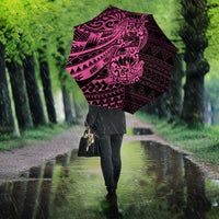 Pink Couple Dolphins Maori Polynesian Style Umbrella - Polynesian Pride