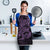 Purple Couple Dolphins Maori Polynesian Style Apron - Polynesian Pride