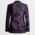 Purple Couple Dolphins Maori Polynesian Style Blazer - Polynesian Pride