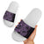 Purple Couple Dolphins Maori Polynesian Style Slide Sandals - Polynesian Pride