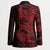 Red Couple Dolphins Maori Polynesian Style Blazer - Polynesian Pride
