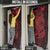 Red Couple Dolphins Maori Polynesian Style Door Cover - Polynesian Pride