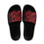 Red Couple Dolphins Maori Polynesian Style Slide Sandals - Polynesian Pride