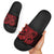 Red Couple Dolphins Maori Polynesian Style Slide Sandals - Polynesian Pride