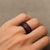 Red Couple Dolphins Maori Polynesian Style Spinner Ring - Polynesian Pride
