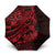Red Couple Dolphins Maori Polynesian Style Umbrella - Polynesian Pride