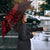 Red Couple Dolphins Maori Polynesian Style Umbrella - Polynesian Pride