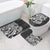 White Couple Dolphins Maori Polynesian Style Bathroom Set - Polynesian Pride