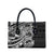 White Couple Dolphins Maori Polynesian Style Leather Bag - Polynesian Pride