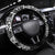 White Couple Dolphins Maori Polynesian Style Steering Wheel Cover