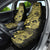 Yellow Couple Dolphins Maori Polynesian Style Car Seat Cover