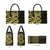 Yellow Couple Dolphins Maori Polynesian Style Leather Bag - Polynesian Pride