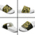 Yellow Couple Dolphins Maori Polynesian Style Slide Sandals - Polynesian Pride