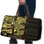 Yellow Couple Dolphins Maori Polynesian Style Travel Bag - Polynesian Pride