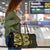 Yellow Couple Dolphins Maori Polynesian Style Travel Bag - Polynesian Pride