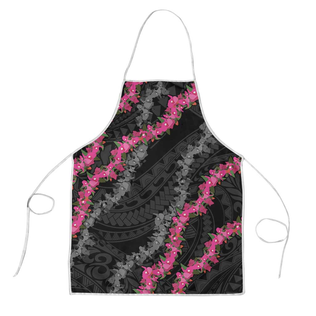 Guam Bougainvillea Lei Apron Chamorro Tribal Pattern - Polynesian Pride