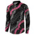 Guam Bougainvillea Lei Button Sweatshirt Chamorro Tribal Pattern