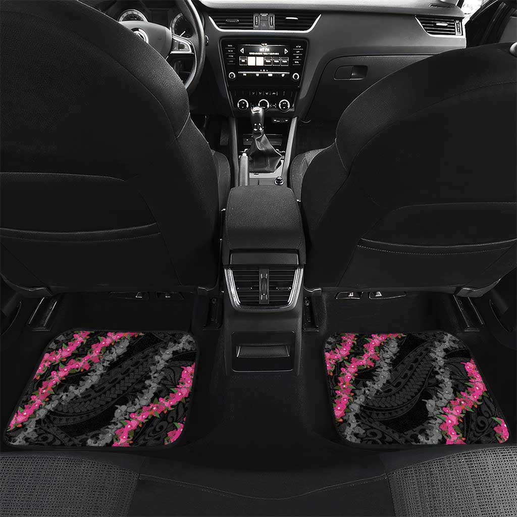 Guam Bougainvillea Lei Car Mats Chamorro Tribal Pattern