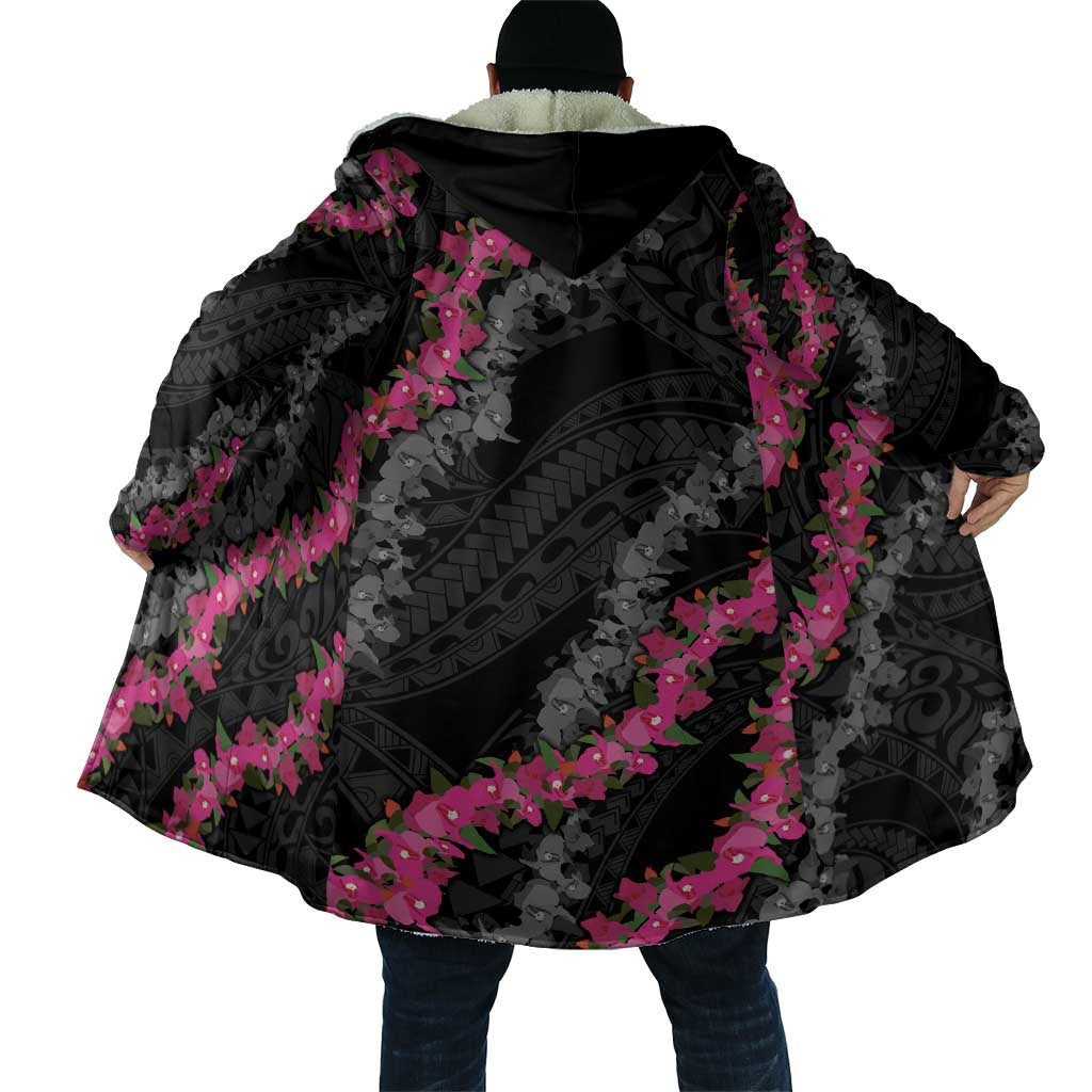 Guam Bougainvillea Lei Cloak Chamorro Tribal Pattern - Polynesian Pride